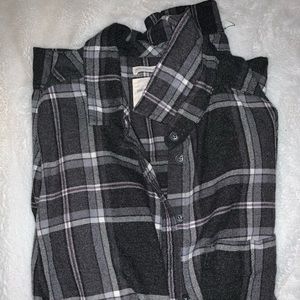 Black and white flannel